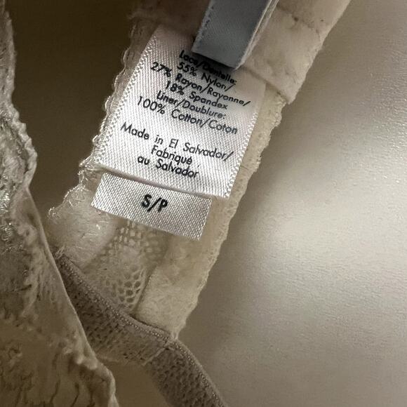 Eberjey White Lace Lingerie Bodysuit Small - Picture 6 of 7